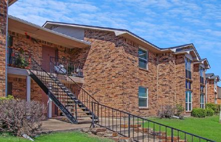 Exterior stairs and balconies
